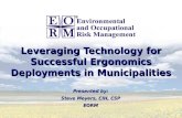 Leveraging Technology for Successful Ergonomics Deployments in Municipalities
