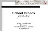 School Grades  2011-12  Paul Houchens Director  Student Assessment  & Research