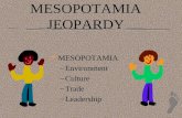 MESOPOTAMIA JEOPARDY
