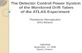 The Detector Control Power System  of the Monitored Drift Tubes of the ATLAS Experiment