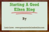 ppt 38069 Starting A Good Elken Blog