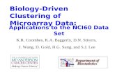 Biology-Driven Clustering of Microarray Data: