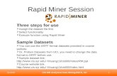 Rapid Miner Session