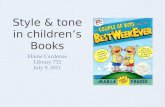 Style & tone in children’s Books
