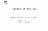 Status of the ILC