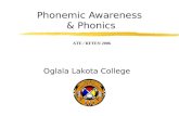 Phonemic Awareness  & Phonics
