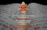 EXHORTACIÓN APOSTÓLICA POSTSINODAL VERBUM DOMINI DEL SANTO PADRE BENEDICTO XVI SOBRE