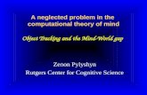 A neglected problem in the  computational theory of mind Object Tracking and the Mind-World gap
