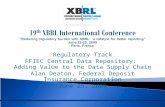 Regulatory Track FFIEC Central Data Repository:  Adding Value to the Data Supply Chain