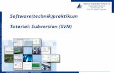 Software(technik)praktikum Tutorial: Subversion (SVN)