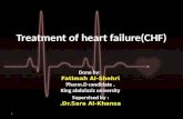 Treatment of heart failure(CHF)