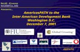 AmericasPATH  to the  Inter American Development Bank Washington D.C. December 7, 2001