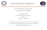 Lidar Research Progress *  †