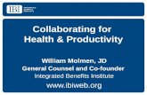 Collaborating for  Health & Productivity