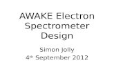 AWAKE Electron Spectrometer Design