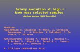 Galaxy evolution at high  z from mass selected samples.  Adriano Fontana (INAF Rome Obs)