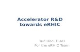 Accelerator R&D towards eRHIC