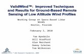 Working Group on Space-Based Lidar Winds Destin, Florida February 3, 2010 Tom Apedaile