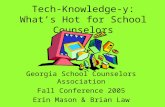 Tech-Knowledge-y: What’s Hot for School Counselors