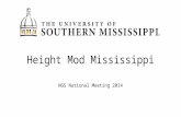 Height Mod Mississippi  NGS National Meeting 2014