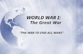 WORLD WAR I:    The Great War