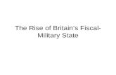 The Rise of Britain’s Fiscal-Military State