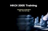 HKOI 2005 Training