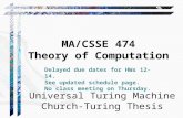 MA/CSSE 474 Theory of Computation