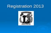Registration 2013