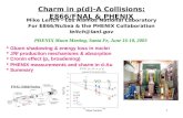 Charm in p(d)-A Collisions: E866/FNAL & PHENIX