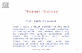 Thermal History