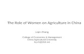 The Role of Women on Agriculture in China