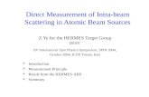 Direct Measurement of Intra-beam Scattering in Atomic Beam Sources