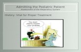 Admitting the Pediatric Patient Assessment of the Respiratory System