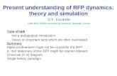 Present understanding of RFP dynamics: theory and simulation