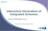 Interactive Generation of Integrated Schemas