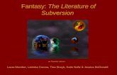 Fantasy:  The Literature of Subversion
