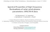 Spectral Properties of high frequency  fluctuations of solar wind plasma