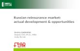 Russian reinsurance market:  actual development & opportunities