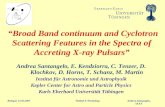 “Broad Band continuum and Cyclotron Scattering Features in the Spectra of Accreting X-ray Pulsars”