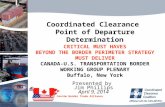 Coordinated Clearance  Point of Departure Determination