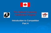 The National Coaching  Certification Program Introduction to Competition Part A