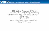 ITS Joint Program Office: Professional Capacity Building Workshops for ITS America State Chapters
