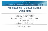 2012  CMACS Workshop on  Modeling Biological Systems