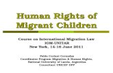 Human Rights of Migrant Children