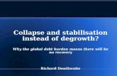 Collapse and stabilisation  instead of degrowth?