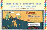 When  does a creative idea lead to a surprise? Click to listen to story.