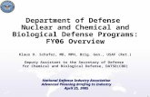 Department of Defense  Nuclear and Chemical and Biological Defense Programs: FY06 Overview