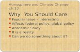 Atmosphere and Climate Change ch.13