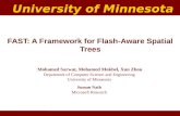 FAST: A Framework for Flash-Aware  Spatial Trees
